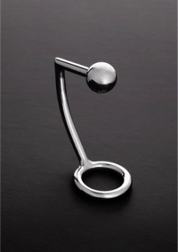 Steel - Pierścień erekcyjny z kulką analną - 2 x 1.2 / 50/30 mm Steel by Shots