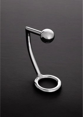 Steel - Pierścień erekcyjny z kulką analną - 2 x 1.2 / 50/30 mm Steel by Shots Steel - Pierścień erekcyjny z kulką analną - 2 x 1.2 / 50/30 mm Steel by Shots