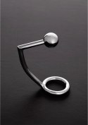 Steel - Pierścień erekcyjny z kulką analną - 2 x 1.2 / 50/30 mm Steel by Shots