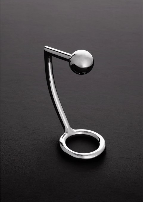 Steel - Pierścień erekcyjny z kulką analną - 2 x 1.2 / 50/30 mm Steel by Shots Steel - Pierścień erekcyjny z kulką analną - 2 x 1.2 / 50/30 mm Steel by Shots