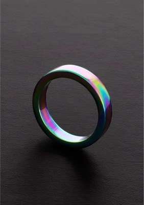 Steel - Pierścień płaski Rainbow - 0,3 x 2 / 8 x 50 mm Steel by Shots Steel - Pierścień płaski Rainbow - 0,3 x 2 / 8 x 50 mm Steel by Shots