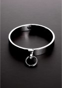 Steel - Stylowa obroża Slave z kamieniami szlachetnymi - Rozmiar EU 44 Steel by Shots