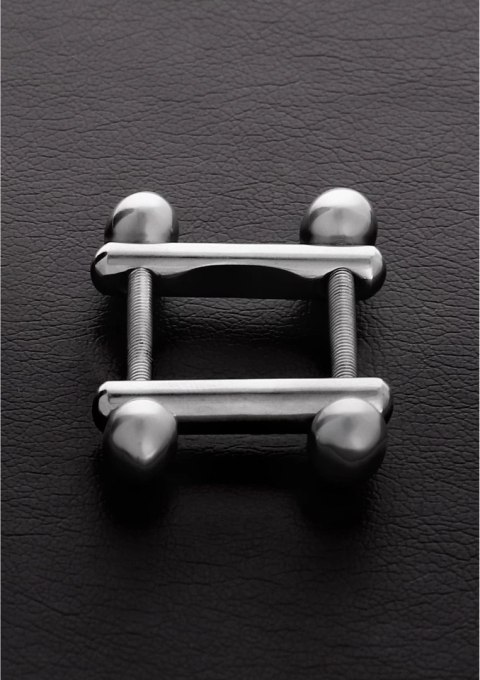 Steel - Zacisk sutkowy z dwoma końcówkami kulkowymi Steel by Shots Steel - Zacisk sutkowy z dwoma końcówkami kulkowymi Steel by Shots