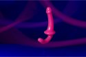RealRock - Dildo StrapOn świecące w ciemności 13,5 cm RealRock by Shots