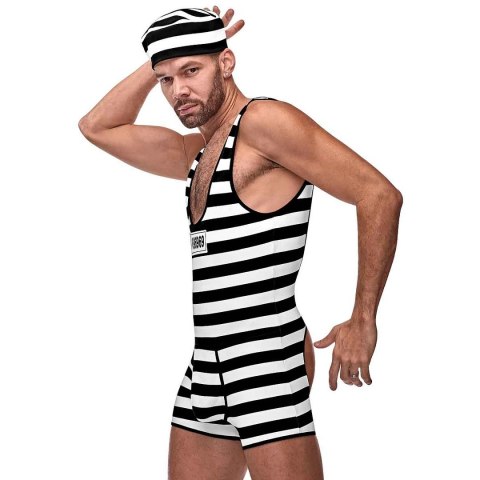 Singlet o tematyce więziennej SM Male Power Male Power Singlet o tematyce więziennej SM Male Power Male Power