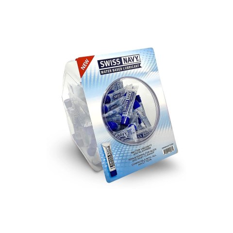 Premium - Waterbased Lubricant - Fishbowl - 50 Pieces Swiss Navy