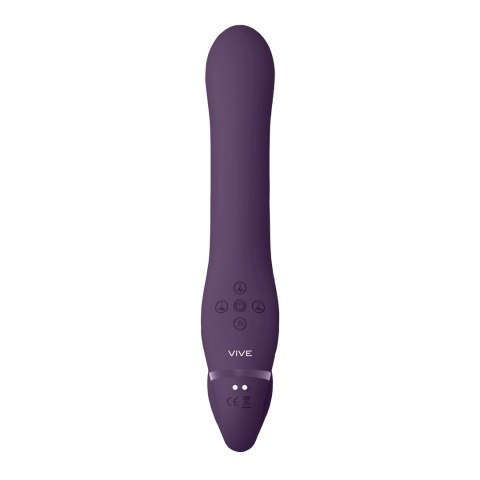 Vive - Podwójny wibrujący strapon Air Wave - Ai VIVE by Shots Vive - Podwójny wibrujący strapon Air Wave - Ai VIVE by Shots