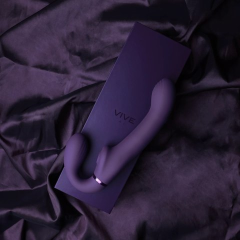 Vive - Podwójny wibrujący strapon Air Wave - Ai VIVE by Shots Vive - Podwójny wibrujący strapon Air Wave - Ai VIVE by Shots