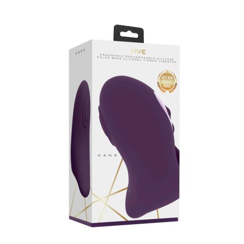 Vive - Wibrator na palec z falą pulsacyjną Hana VIVE by Shots Vive - Wibrator na palec z falą pulsacyjną Hana VIVE by Shots
