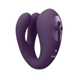 Vive - Wibrator o potrójnym działaniu z dwoma bolcami i falą pulsacyjną na łechtaczce Yoko VIVE by Shots