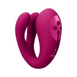 Vive - Wibrator o potrójnym działaniu z dwoma bolcami i falą pulsacyjną na łechtaczce Yoko VIVE by Shots