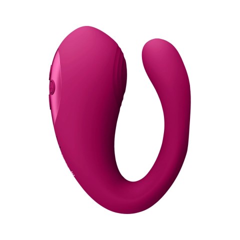 Vive - Wibrator o potrójnym działaniu z dwoma bolcami i falą pulsacyjną na łechtaczce Yoko VIVE by Shots Vive - Wibrator o potrójnym działaniu z dwoma bolcami i falą pulsacyjną na łechtaczce Yoko VIVE by Shots