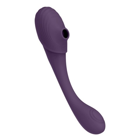 Vive - Wibrator z podwójną końcówką i falą powietrzną Mirai VIVE by Shots Vive - Wibrator z podwójną końcówką i falą powietrzną Mirai VIVE by Shots