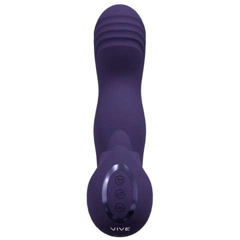 Vive - Wibrator z potrójnym silnikiem G-Spot i migoczącym językiem Yumi VIVE by Shots Vive - Wibrator z potrójnym silnikiem G-Spot i migoczącym językiem Yumi VIVE by Shots