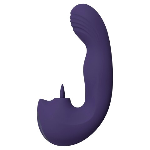 Vive - Wibrator z potrójnym silnikiem G-Spot i migoczącym językiem Yumi VIVE by Shots Vive - Wibrator z potrójnym silnikiem G-Spot i migoczącym językiem Yumi VIVE by Shots