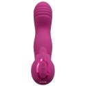 Vive - Wibrator z potrójnym silnikiem G-Spot i migoczącym językiem Yumi VIVE by Shots