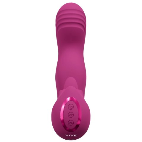 Vive - Wibrator z potrójnym silnikiem G-Spot i migoczącym językiem Yumi VIVE by Shots Vive - Wibrator z potrójnym silnikiem G-Spot i migoczącym językiem Yumi VIVE by Shots