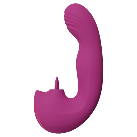Vive - Wibrator z potrójnym silnikiem G-Spot i migoczącym językiem Yumi VIVE by Shots Vive - Wibrator z potrójnym silnikiem G-Spot i migoczącym językiem Yumi VIVE by Shots