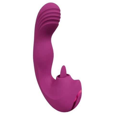 Vive - Wibrator z potrójnym silnikiem G-Spot i migoczącym językiem Yumi VIVE by Shots Vive - Wibrator z potrójnym silnikiem G-Spot i migoczącym językiem Yumi VIVE by Shots