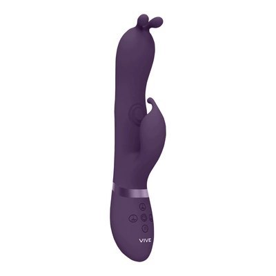 Vive - Wibrujące królicze ucho G-Spot z wałem pulsacyjnym Gada VIVE by Shots Vive - Wibrujące królicze ucho G-Spot z wałem pulsacyjnym Gada VIVE by Shots