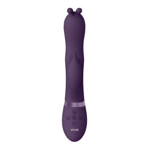 Vive - Wibrujące królicze ucho G-Spot z wałem pulsacyjnym Gada VIVE by Shots Vive - Wibrujące królicze ucho G-Spot z wałem pulsacyjnym Gada VIVE by Shots