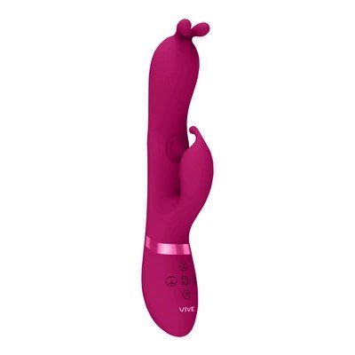 Vive - Wibrujące królicze ucho G-Spot z wałem pulsacyjnym Gada VIVE by Shots Vive - Wibrujące królicze ucho G-Spot z wałem pulsacyjnym Gada VIVE by Shots