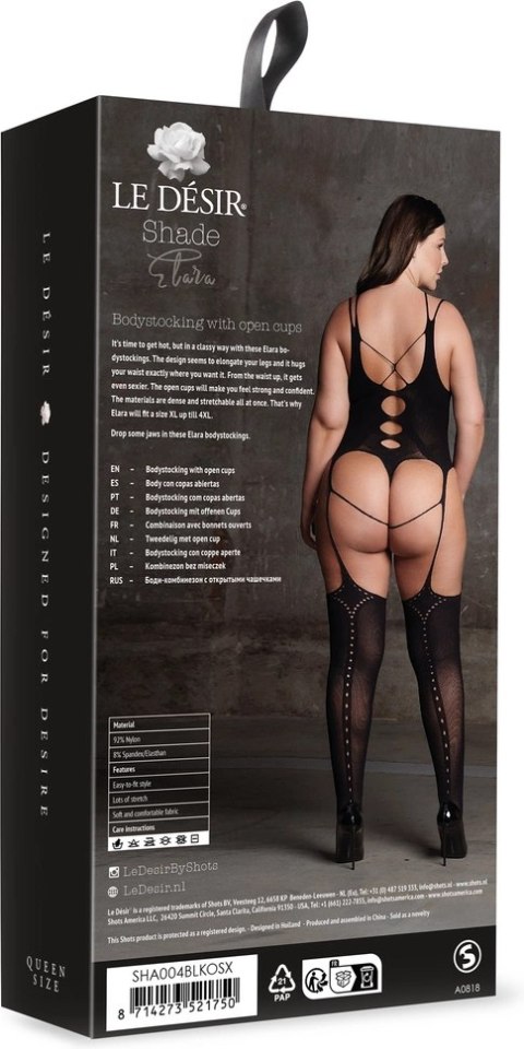 Le desir - Bodystocking Elara Plus Size Le Désir by Shots Le desir - Bodystocking Elara Plus Size Le Désir by Shots