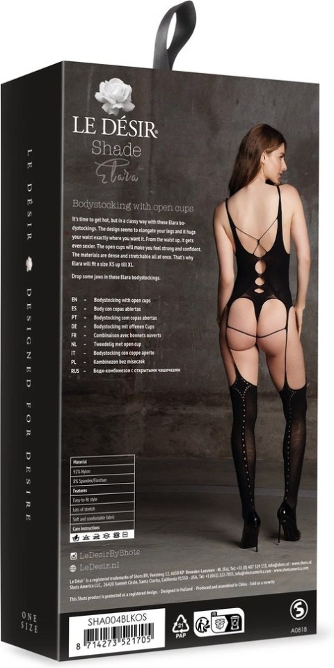Le desir - Bodystocking Elara S - XL Le Désir by Shots Le desir - Bodystocking Elara S - XL Le Désir by Shots