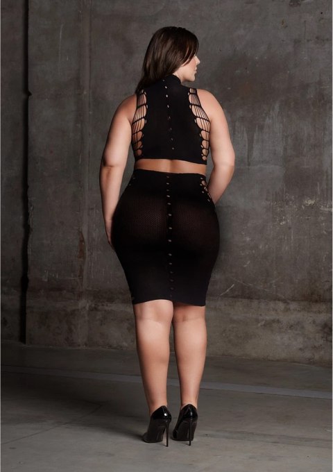 Le desir - Seksowny zestaw top + spódnica modelująca Plus Size Le Désir by Shots Le desir - Seksowny zestaw top + spódnica modelująca Plus Size Le Désir by Shots
