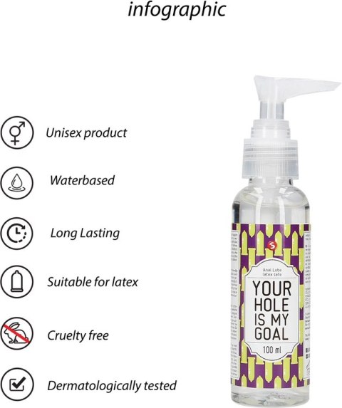 S-line by Shots - Lubrykant do seksu analnego Your Hole Is My Goal 100 ml S-Line by Shots S-line by Shots - Lubrykant do seksu analnego Your Hole Is My Goal 100 ml S-Line by Shots