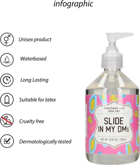 S-line by Shots - Lubrykant na bazie wody - 500 ml S-Line by Shots S-line by Shots - Lubrykant na bazie wody - 500 ml S-Line by Shots