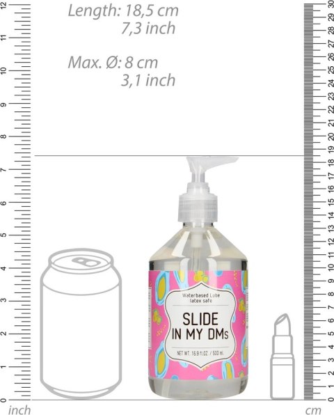 S-line by Shots - Lubrykant na bazie wody - 500 ml S-Line by Shots S-line by Shots - Lubrykant na bazie wody - 500 ml S-Line by Shots