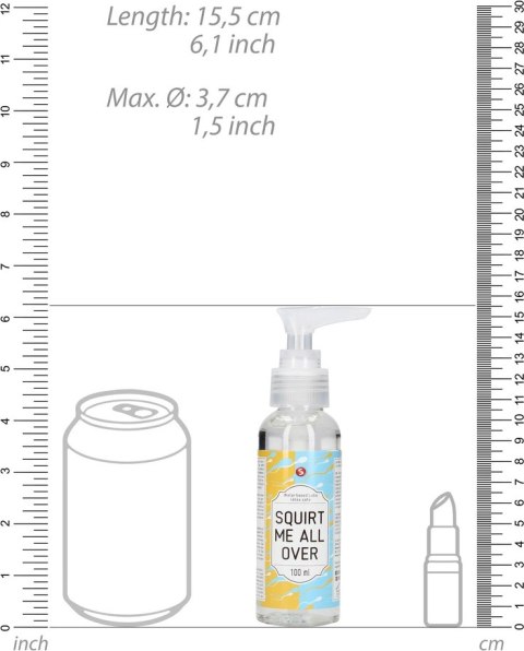 S-line by Shots - Lubrykant na bazie wody Squirt Me All Over 100 ml S-Line by Shots S-line by Shots - Lubrykant na bazie wody Squirt Me All Over 100 ml S-Line by Shots