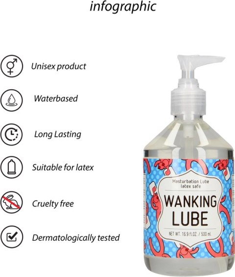 S-line by shots - Lubrykant do masturbatora WANKING LUBE 500 ml S-Line by Shots S-line by shots - Lubrykant do masturbatora WANKING LUBE 500 ml S-Line by Shots