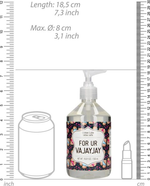 S-line by shots - Lubrykant na bazie wody - 500 ml S-Line by Shots S-line by shots - Lubrykant na bazie wody - 500 ml S-Line by Shots
