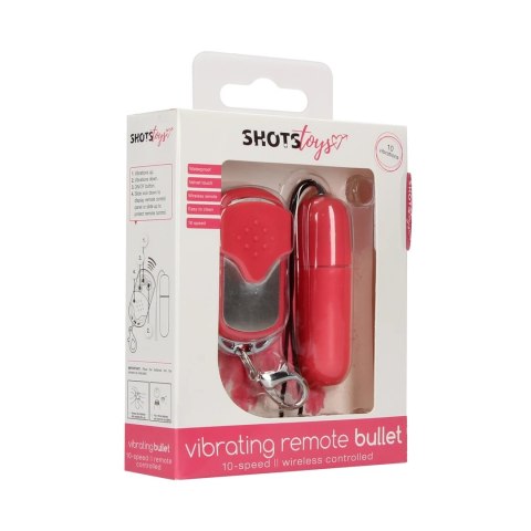 Shots Toys - Wibrujący pocisk z pilotem Shots Toys by Shots Shots Toys - Wibrujący pocisk z pilotem Shots Toys by Shots