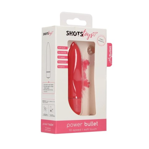 Shots Toys - Wodoodporny pocisk wibrujący - 10 prędkości Shots Toys by Shots Shots Toys - Wodoodporny pocisk wibrujący - 10 prędkości Shots Toys by Shots