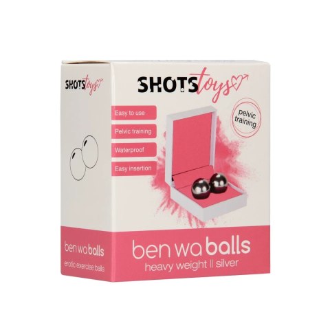 Shots Toys - Zestaw dwóch kulek - ciężkie Shots Toys by Shots Shots Toys - Zestaw dwóch kulek - ciężkie Shots Toys by Shots
