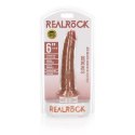 RealRock - Cienkie realistyczne dildo z przyssawką 15,5 cm RealRock by Shots