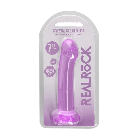 RealRock - Dildo z przyssawką gładkie 17 cm RealRock by Shots RealRock - Dildo z przyssawką gładkie 17 cm RealRock by Shots