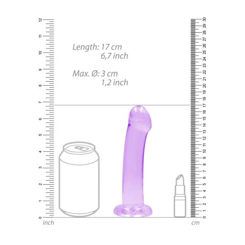 RealRock - Dildo z przyssawką gładkie 17 cm RealRock by Shots RealRock - Dildo z przyssawką gładkie 17 cm RealRock by Shots