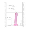RealRock - Dildo z przyssawką gładkie 17 cm RealRock by Shots