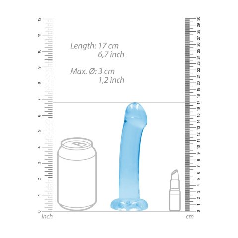 RealRock - Dildo z przyssawką gładkie 17 cm RealRock by Shots RealRock - Dildo z przyssawką gładkie 17 cm RealRock by Shots