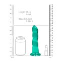 RealRock - Dildo z przyssawką karbowane 17 cm RealRock by Shots