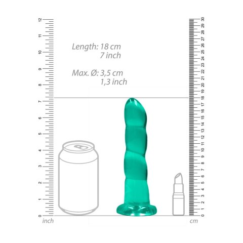 RealRock - Dildo z przyssawką karbowane 17 cm RealRock by Shots RealRock - Dildo z przyssawką karbowane 17 cm RealRock by Shots