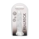 RealRock - Dildo z przyssawką karbowane 17 cm RealRock by Shots