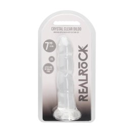 RealRock - Dildo z przyssawką karbowane 17 cm RealRock by Shots