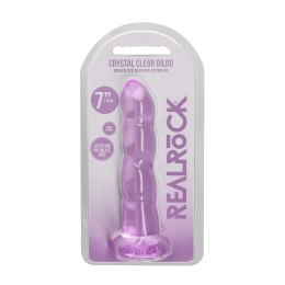 RealRock - Dildo z przyssawką karbowane 17 cm RealRock by Shots