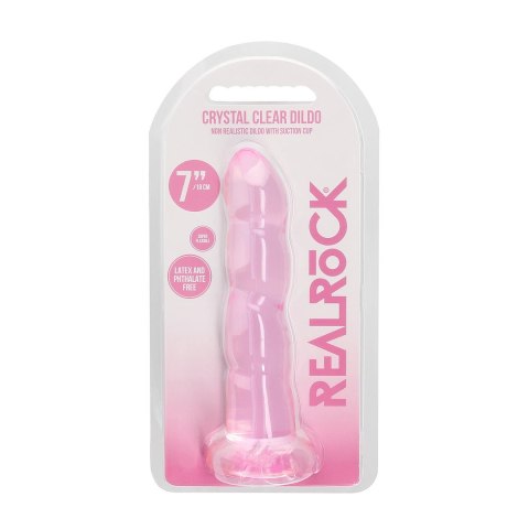 RealRock - Dildo z przyssawką karbowane 17 cm RealRock by Shots RealRock - Dildo z przyssawką karbowane 17 cm RealRock by Shots