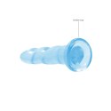 RealRock - Dildo z przyssawką karbowane 17 cm RealRock by Shots